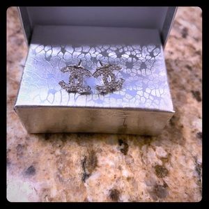 Silver Earrings - Chanel